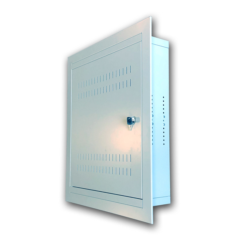 Datacom 19'' rozvádzač pod omítku 4U+2U/150mm plech