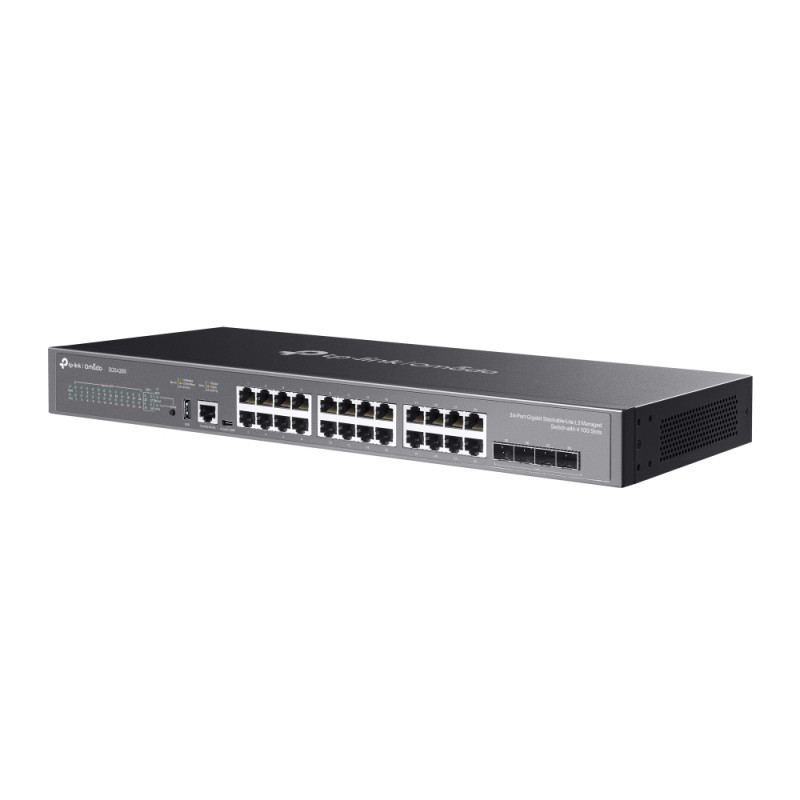 TP-LINK - SG5428X 24G stack L3 4x10G SFP+ switch