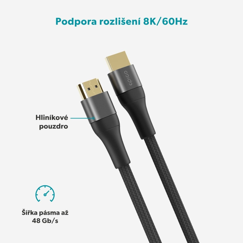 Epico UltraLink HDMI na HDMI 8K/60Hz 2m kábel EC35