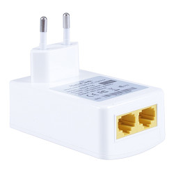 MaxLink PI15S PoE injektor - 802.3af, 48V, 0.32A, 15,4 W, 1Gbit, do zásuvky