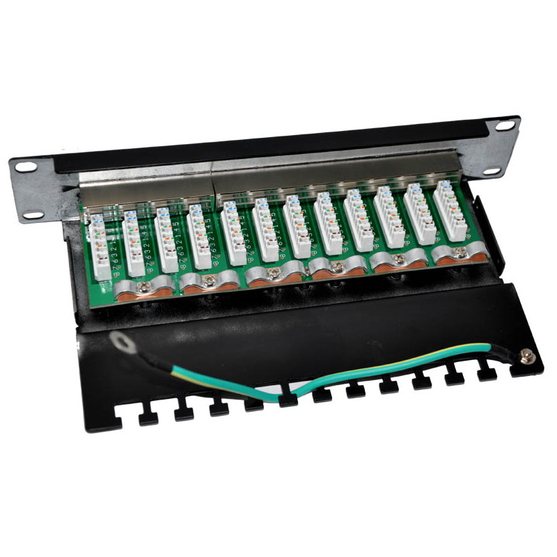 OEM - Patch panel 10“ STP Cat5e 12 portov