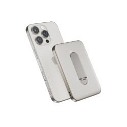 Epico Qi2 5000mAh Alu Mag+ Stand PB EM52 - titán