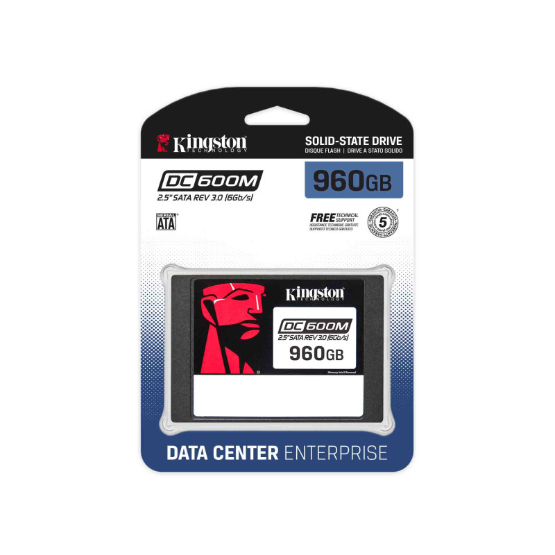 Kingston DC600M/960 GB/SSD/2.5''/SATA/5R