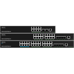 Grandstream GWN7812P L3 Managed Network PoE Switch 16 portov / 4 SFP+, VLAN, DHCP, Stacking