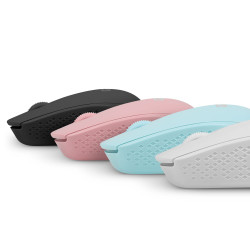 Myš Natec STORK/Kancelárska/Optická/1 600 DPI/Bezdrôtová USB/Modrá