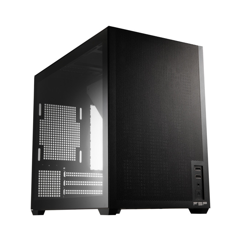 FSP S210-B/Micro ATX/Transpar./Čierna