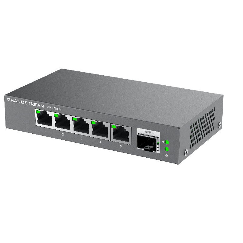 Grandstream GWN7700M Unmanaged Network Switch 5 2,5 Gb portov / 1 SFP+