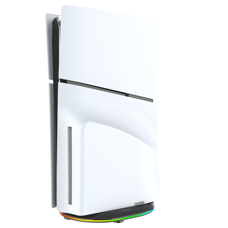 NONAME - iPega P5S035SAH Vertikálny Stojan (2xUSB-A) s RGB pre PS5 Slim/PS5 Pre Black