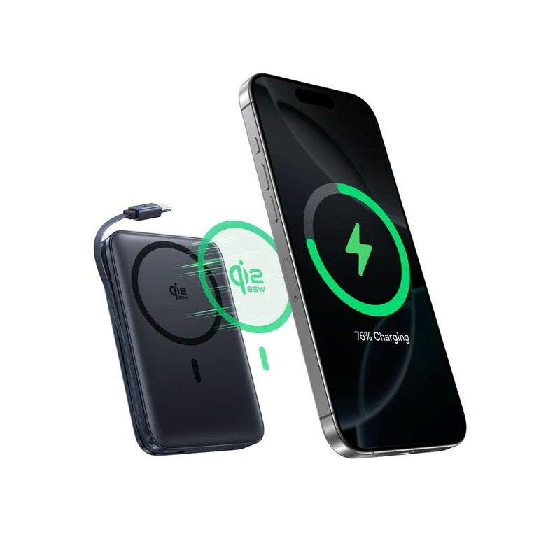 NONAME - Baseus PicoGo AM61 Qi2.2 45W Magnetická Powerbanka 10000mAh Cosmic Black