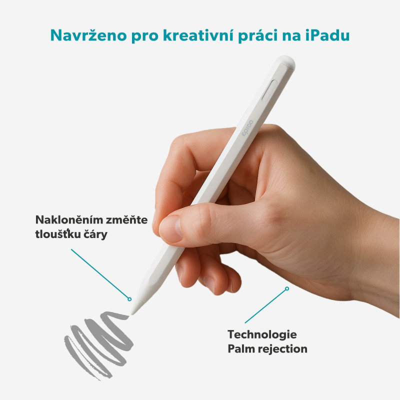 Epico UltraPen stylusové pero ES50 pre iPad - biela