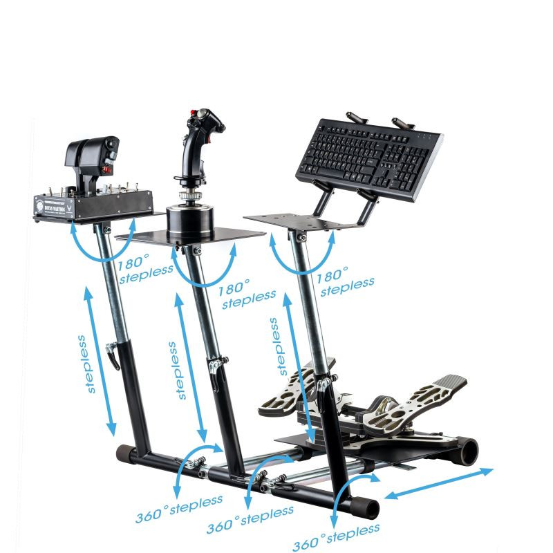 NONAME - Wheel Stand Pro, SUPER WARTHOG stojan na joystick pre Thrustmaster HOTAS WARTHOG, Saitek X55/X52/X52