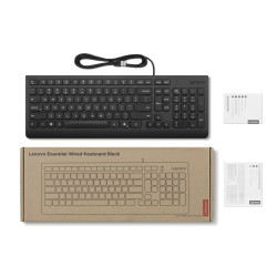 Lenovo Essential/Drôtové USB-A/US layout/Čierna