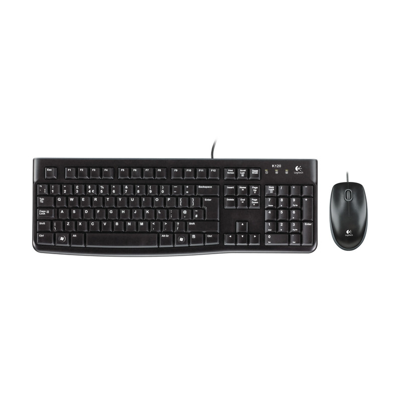 PROMO set Logitech Desktop MK120, drôtový, USB, US