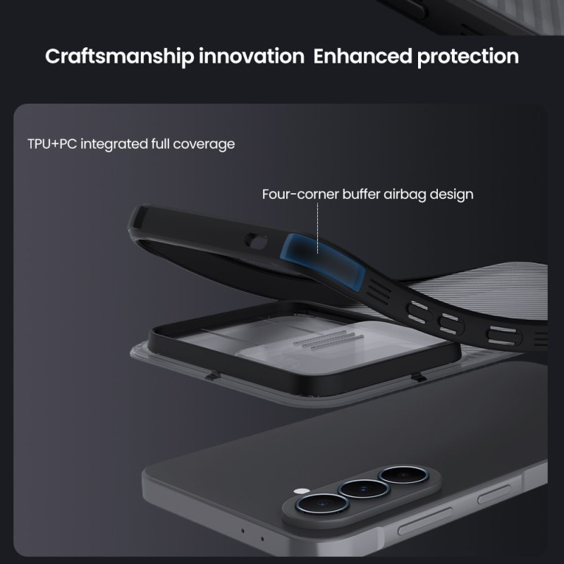 Nillkin CamShield PRO Zadný Kryt pre Samsung Galaxy A37 Transparent Black