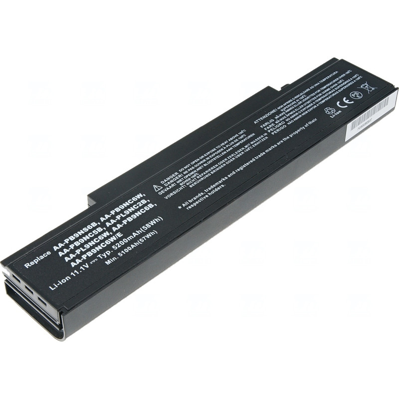 Batérie T6 Power Samsung R430, R480, R520, R530, R540, R580, R620, R720, R780, 5200mAh, 58Wh, 6cell
