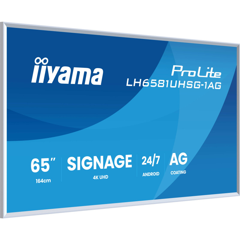65'' iiyama LH6581UHSG-1AG:VA, 4K UHD,frame