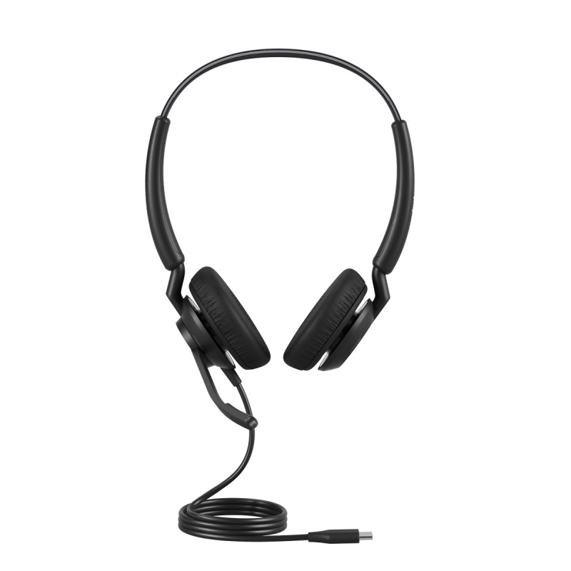 Jabra Engage 40/Stereo/ANC/USB-C/Drôt/Čierna