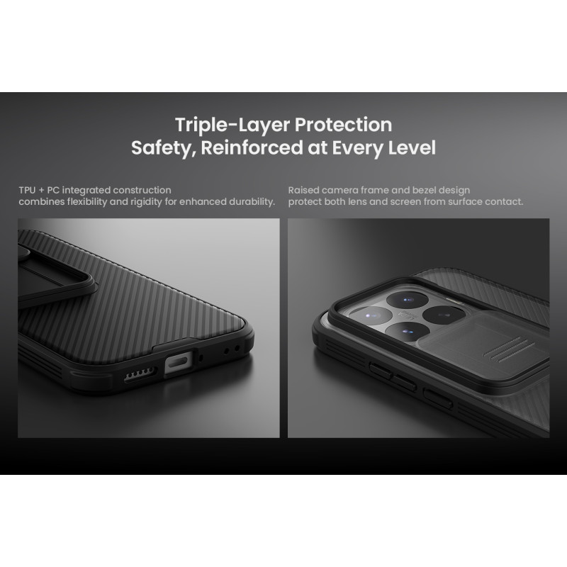 Nillkin CamShield PRE Zadný Kryt pre Xiaomi 17T Black
