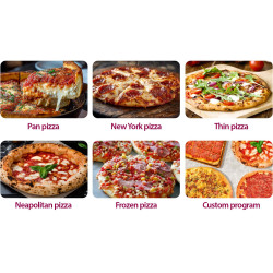 Salente Vulcano, elektrická pizza pec, 450 ° C