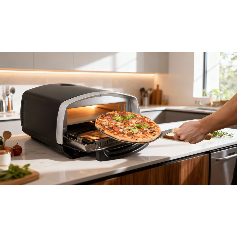 Salente Vulcano, elektrická pizza pec, 450 ° C