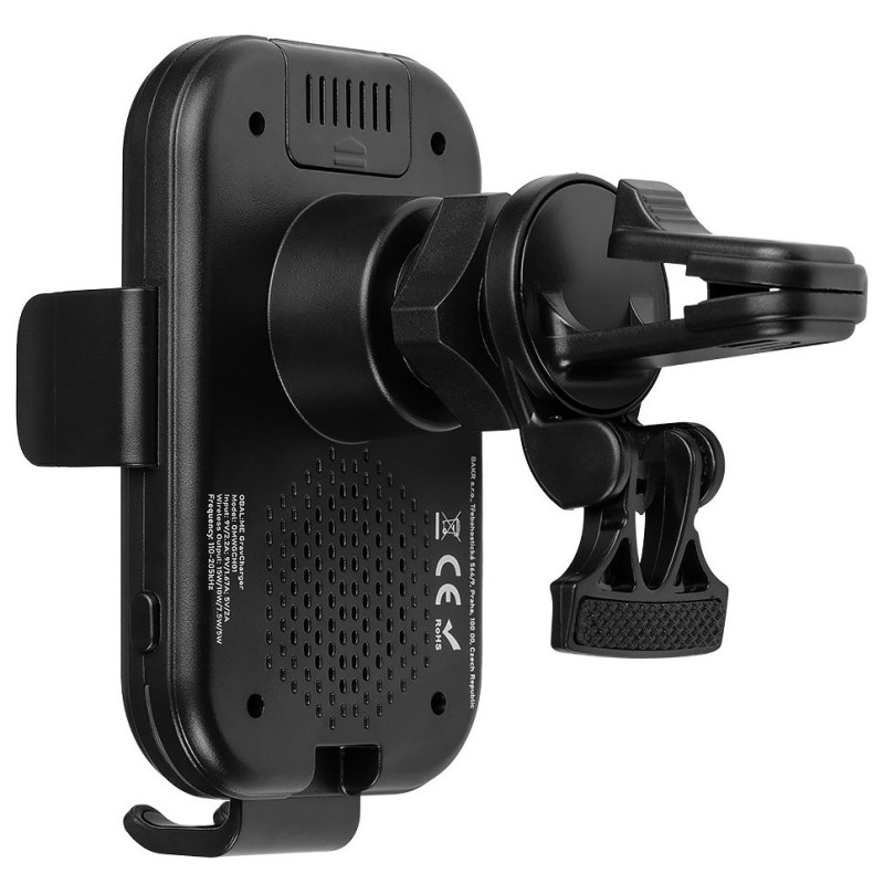 OBAL:ME GravCharger Bezdrôtový Nabíjací Držiak do Auta 15W Black