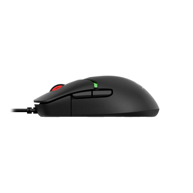 HyperX Pulsefire Saga/Herná/Optická/Pre pravákov/26 000 DPI/Drôtové USB-A/Čierna