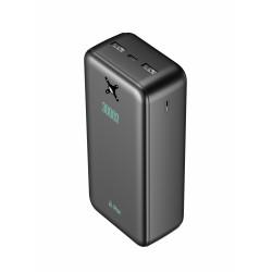 POWER BANKA 30000 mAh, 10,5 W, 2x USB-A ČIERNA