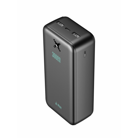 POWER BANKA 30000 mAh, 10,5 W, 2x USB-A ČIERNA