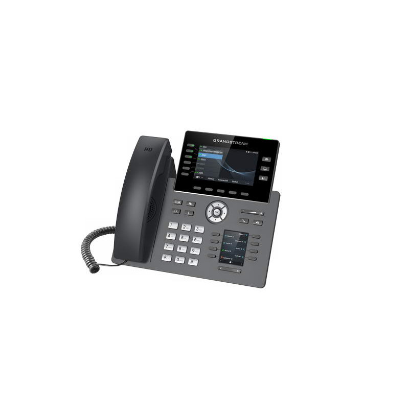 Grandstream GRP2616 SIP telefón, 2xdisplej, 4.3'' a 2.4'', 6 SIP účty, 24 pr.tl., 2x1Gb, WiFi, BT, USB