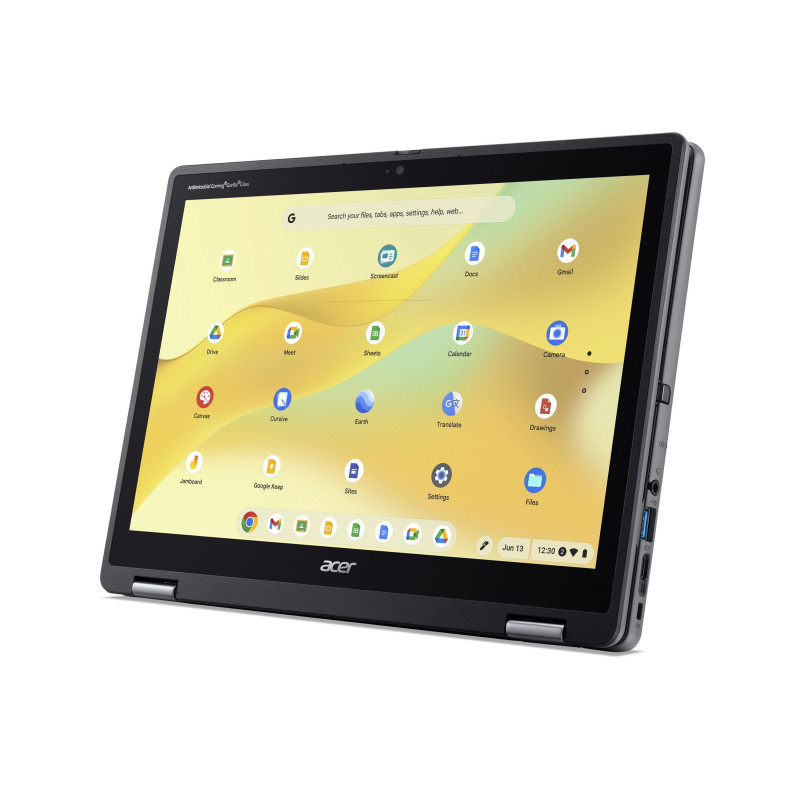 Acer Chromebook Spin 512/R857TN-TCO-C4LZ/N150/12,2''/WUXGA/T/8GB/128GB eMMC/UHD/Chrome EDU/Black/2R