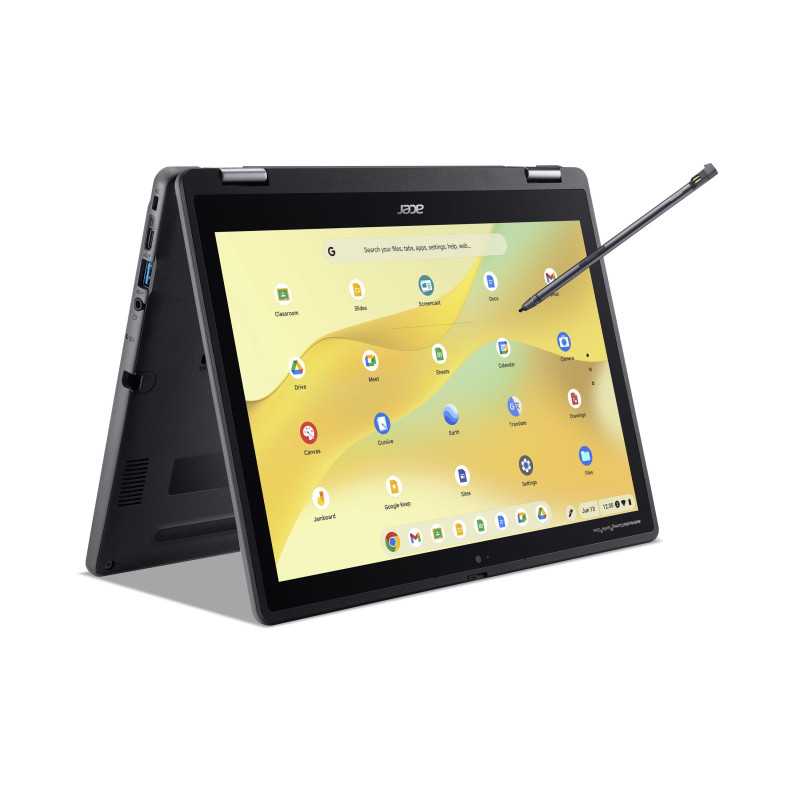 Acer Chromebook Spin 512/R857TN-TCO-C4LZ/N150/12,2''/WUXGA/T/8GB/128GB eMMC/UHD/Chrome EDU/Black/2R