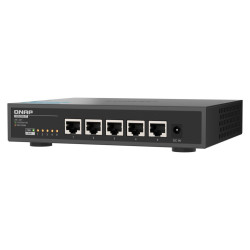 QNAP switch QSW-3205-5T (5x 10GbE port, pasív. chladenie, podpora 100M/1G/2,5G/5G a 10G)