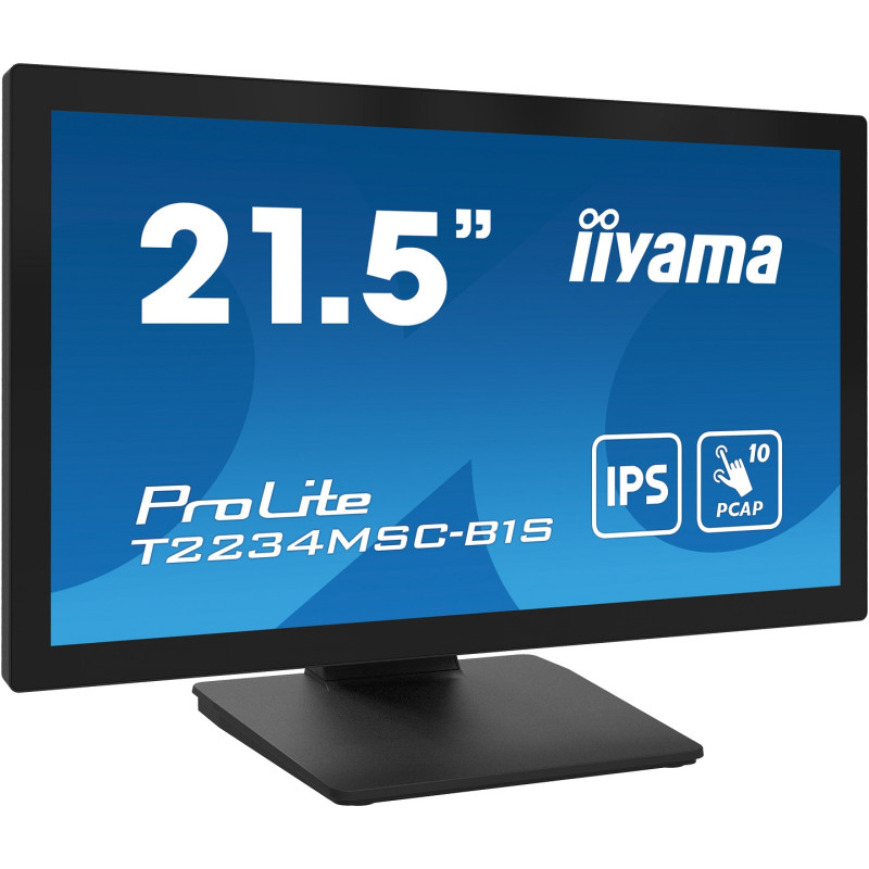 22'' LCD iiyama T2234MSC-B1S: PCAP, 10P, IPS, FHD, HDMI