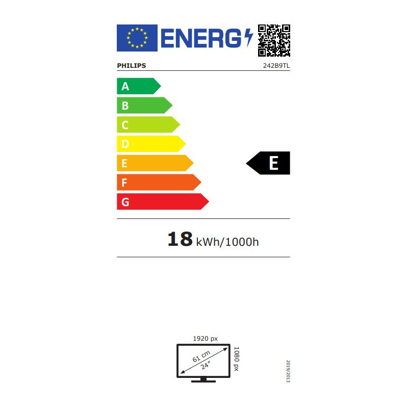 24'' LED Philips 242B9TL
