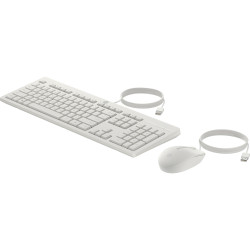HP 225 Kabelová myš a klávesnica Cashmere White