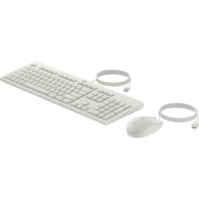 HP 225 Kabelová myš a klávesnica Cashmere White