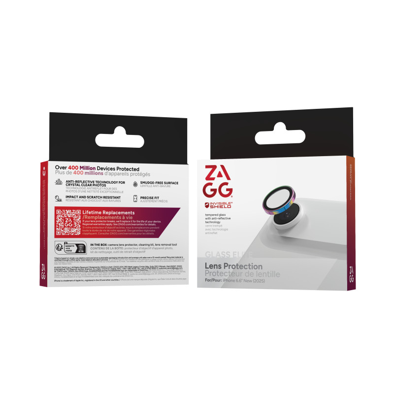 ZAGG Ochranná čočka Premium pre Apple iPhone Air - duhová