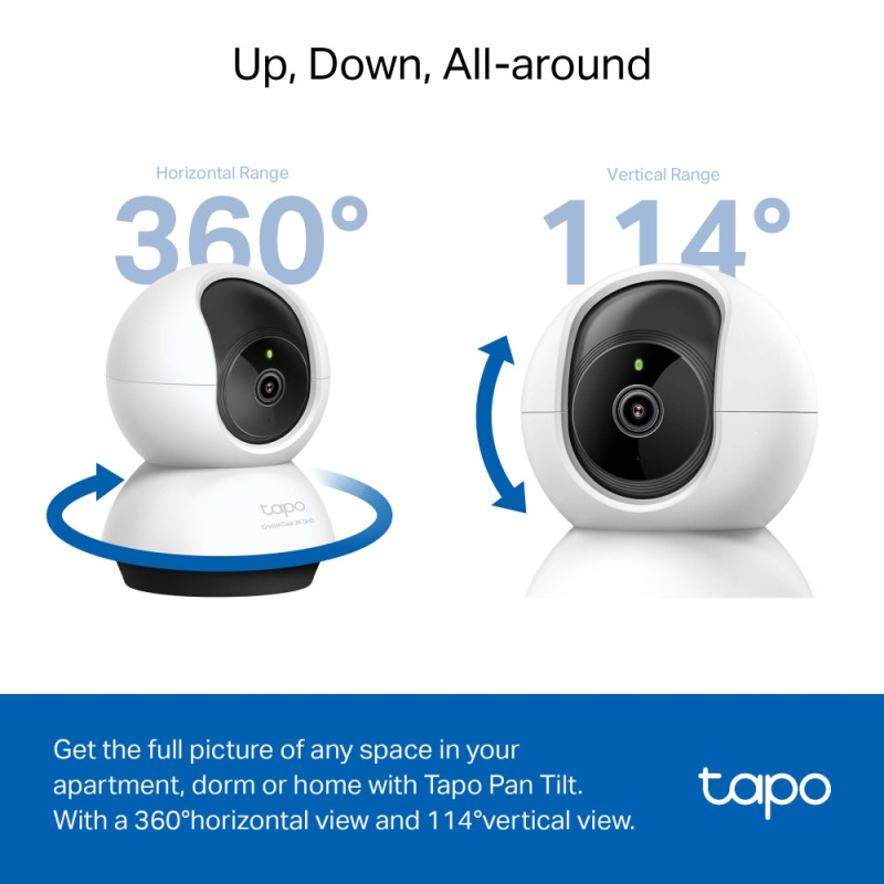 TP-LINK - Tapo C220 Pan/Tilt AI Home Security Wi-Fi Camera