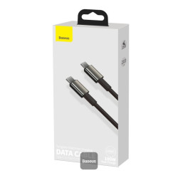NONAME - Baseus dátový kábel Tungsten Gold USB-C/USB-C 2m 100W černý