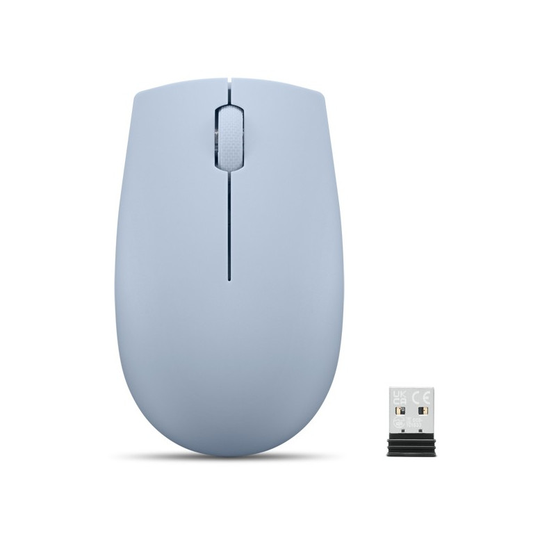 Lenovo 300/Cestová/Optická/1 000 DPI/Bezdrôtové USB/Modrá