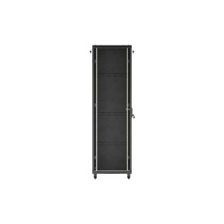 LANBERG INŠTALAČNÝ SKRIŇOVÝ ROZVADEČ 19'' 42U 600X1000 ČIERNE SKLENENÉ DVERE (PLOCHÉ BALENIE)