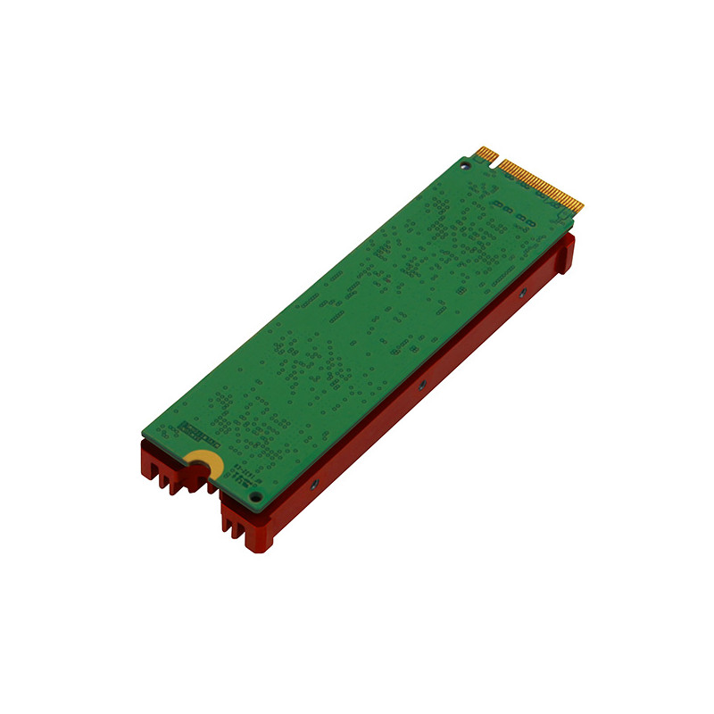 AXAGON CLR-M2, hliníkový pasívny chladič pre jedno aj oboustranný M.2 SSD disk, výška 12 mm