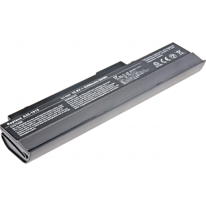 Batérie T6 Power Asus Eee PC 1011, 1015, 1215, R051, VX6, 5200mAh, 56Wh, 6cell