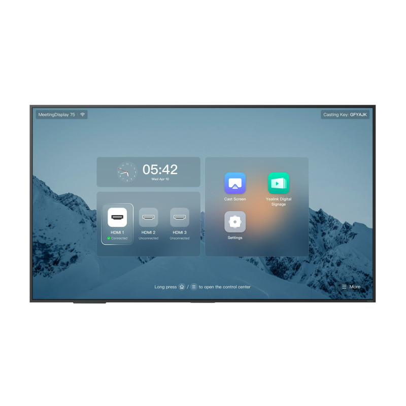 Yealink MeetingDisplay 75, Ultra HD, 4K, IPS,