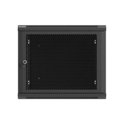 LANBERG NÁSTENNÁ INŠTALAČNÁ SKRIŇA 19'' 9U 600X600 ČIERNE PERFOROVANÉ DVERE (PLOCHÉ BALENIE)