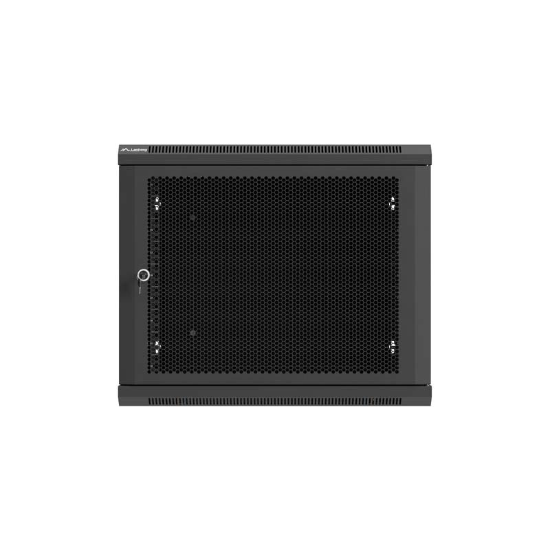 LANBERG NÁSTENNÁ INŠTALAČNÁ SKRIŇA 19'' 9U 600X600 ČIERNE PERFOROVANÉ DVERE (PLOCHÉ BALENIE)