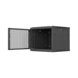 LANBERG NÁSTENNÁ INŠTALAČNÁ SKRIŇA 19'' 9U 600X600 ČIERNE PERFOROVANÉ DVERE (PLOCHÉ BALENIE)
