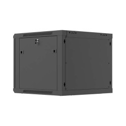 LANBERG NÁSTENNÁ INŠTALAČNÁ SKRIŇA 19'' 9U 600X600 ČIERNE PERFOROVANÉ DVERE (PLOCHÉ BALENIE)