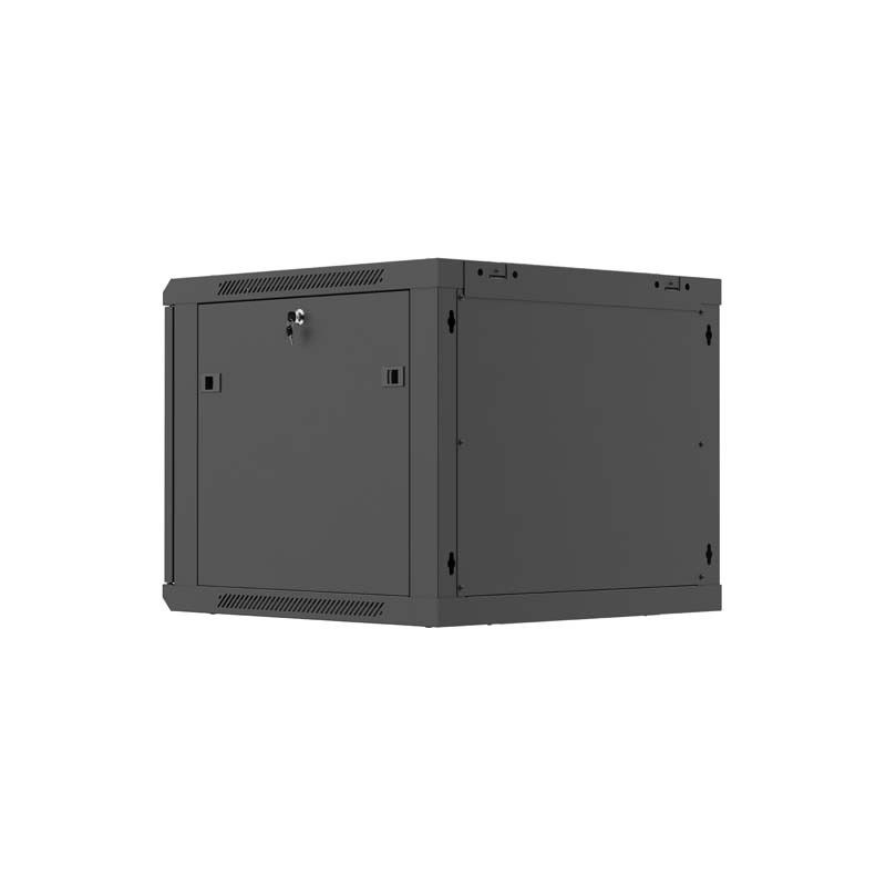 LANBERG NÁSTENNÁ INŠTALAČNÁ SKRIŇA 19'' 9U 600X600 ČIERNE PERFOROVANÉ DVERE (PLOCHÉ BALENIE)