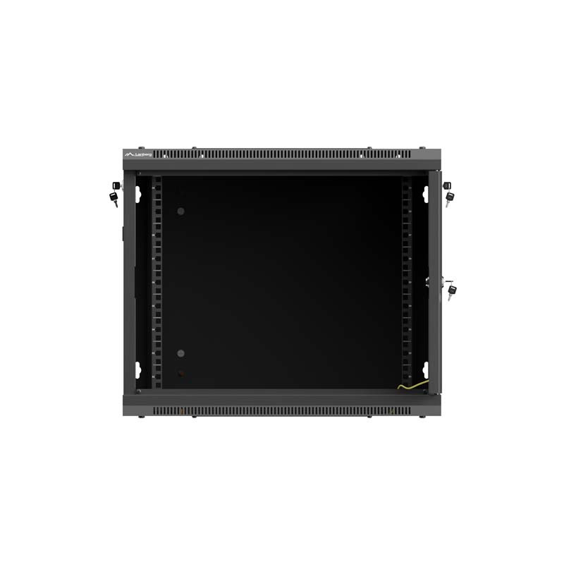 LANBERG NÁSTENNÁ INŠTALAČNÁ SKRIŇA 19'' 9U 600X600 ČIERNE PERFOROVANÉ DVERE (PLOCHÉ BALENIE)